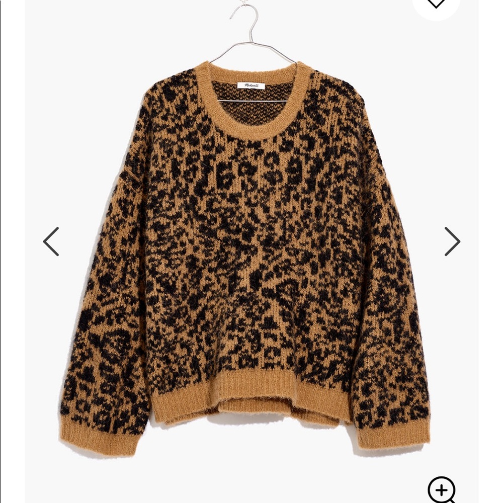 NWT Madewell Leopard Sweater